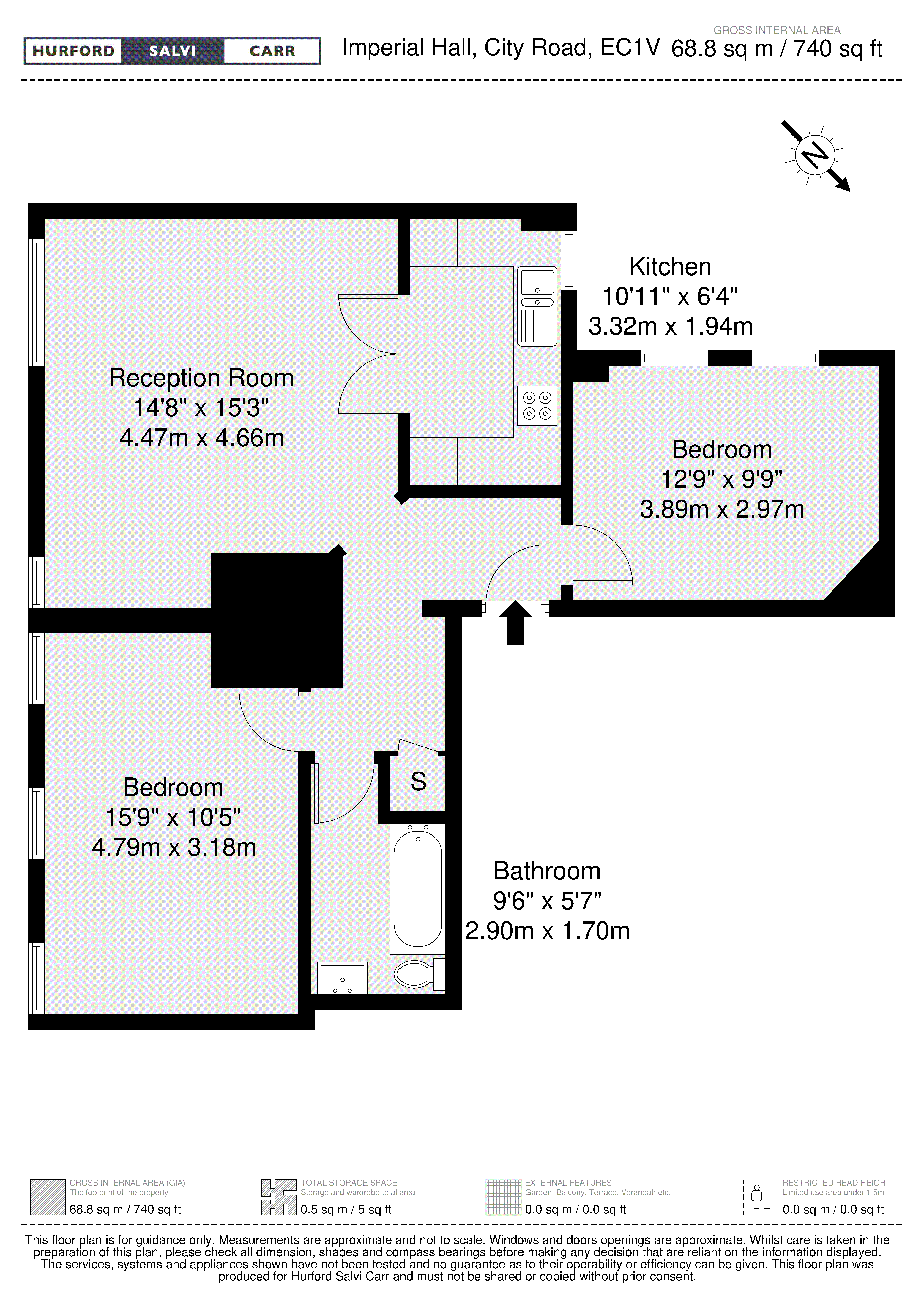 Imperial Hall, 104-122 City Road, LONDON, EC1V floorplan