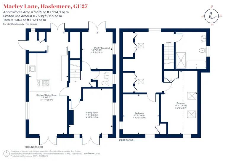 Floorplan 1 for Marley Lane, Haslemere, GU27