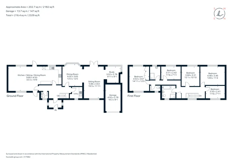 Floorplan 1 for Barrow Lane, Tunbridge Wells, TN3