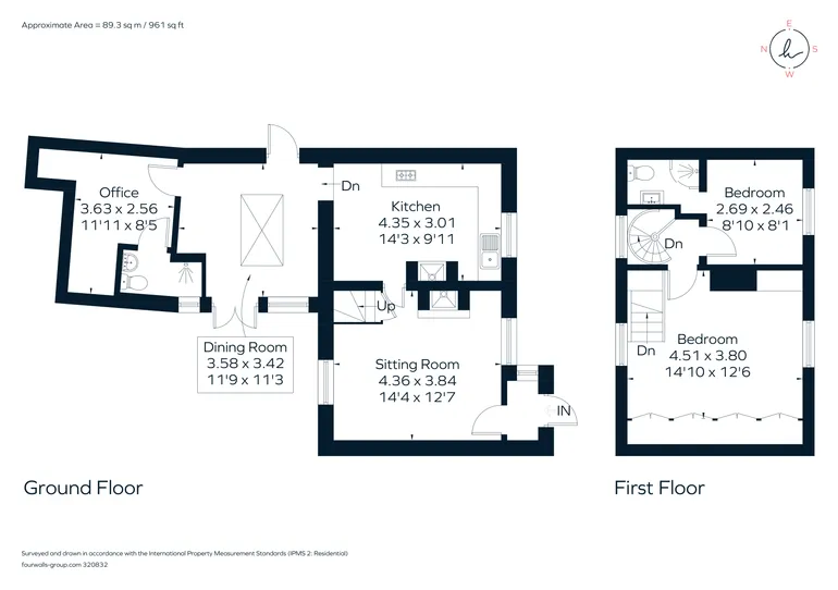 Floorplan 1 for Middle Cottage, Moreton Morrell, CV35