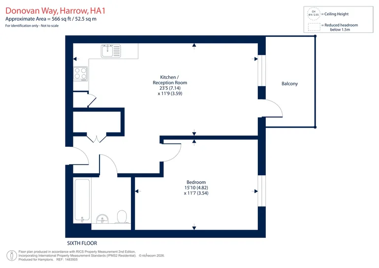 Floorplan 1 for Donovan Way Harrow HA1