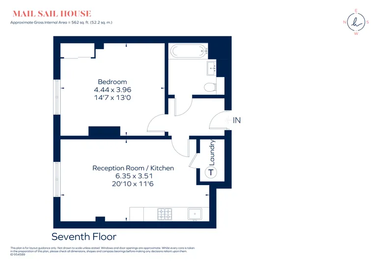 Floorplan 1 for 1 Mast Quay London SE18