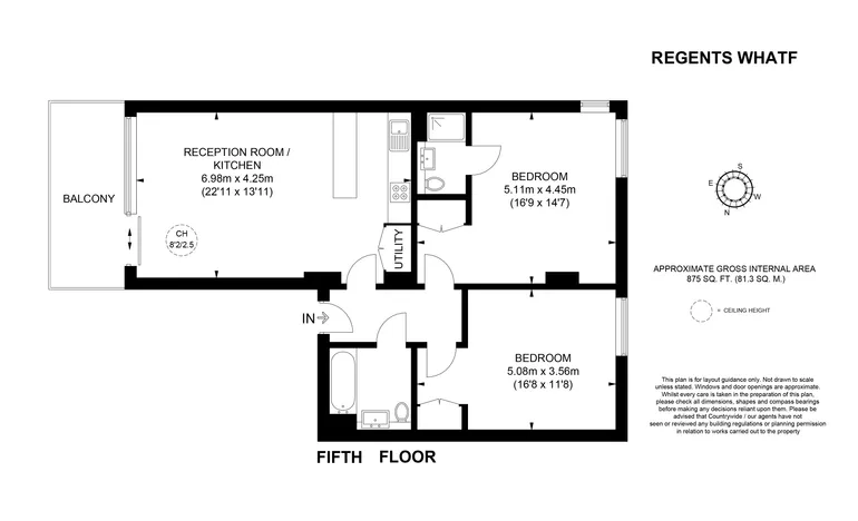 Floorplan 1 for Camley Street London N1C