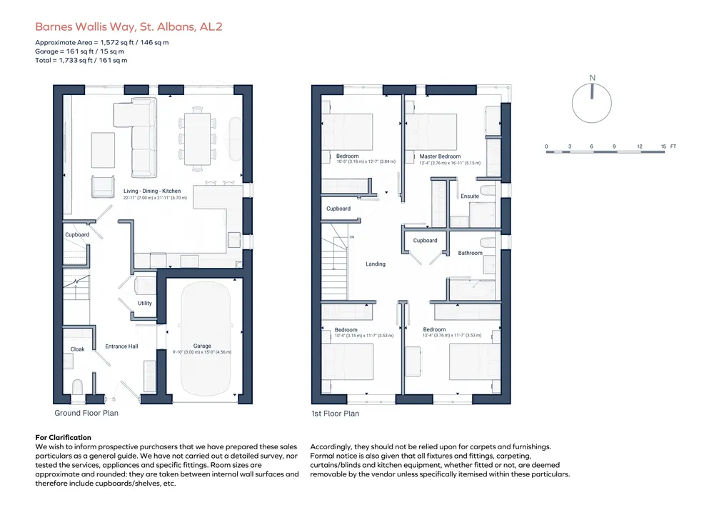 Floorplan for Barnes Wallis Way, St. Albans, AL2