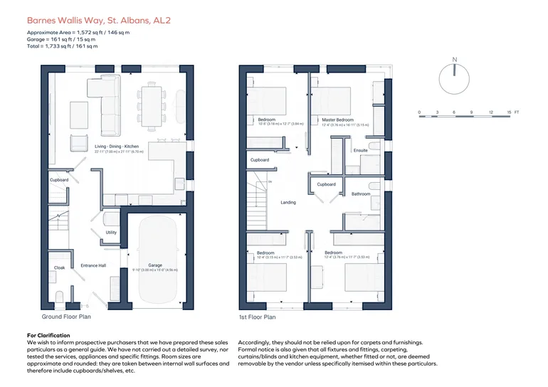 Floorplan 1 for Barnes Wallis Way, St. Albans, AL2