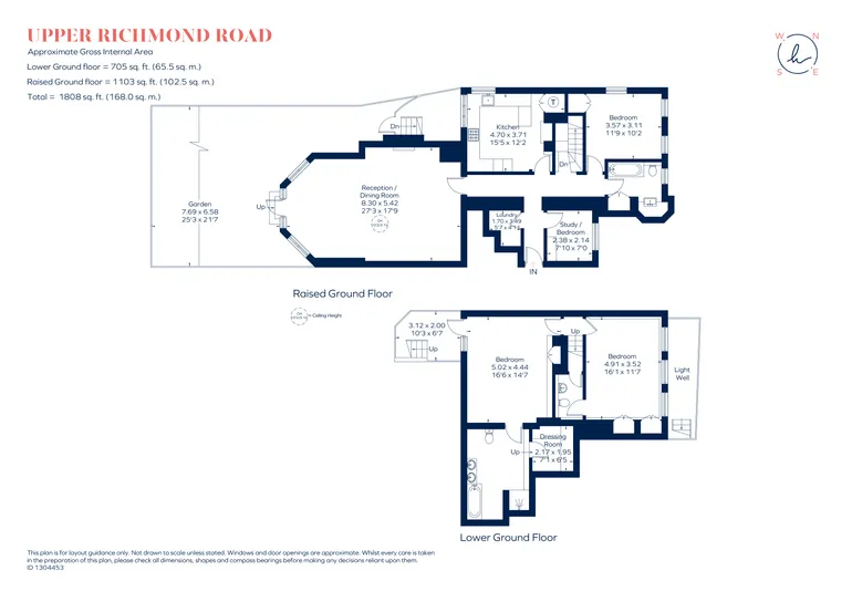 Floorplan 1 for Upper Richmond Road, London, SW15