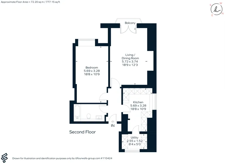 Floorplan 1 for High Hilden Close, Tonbridge, TN10