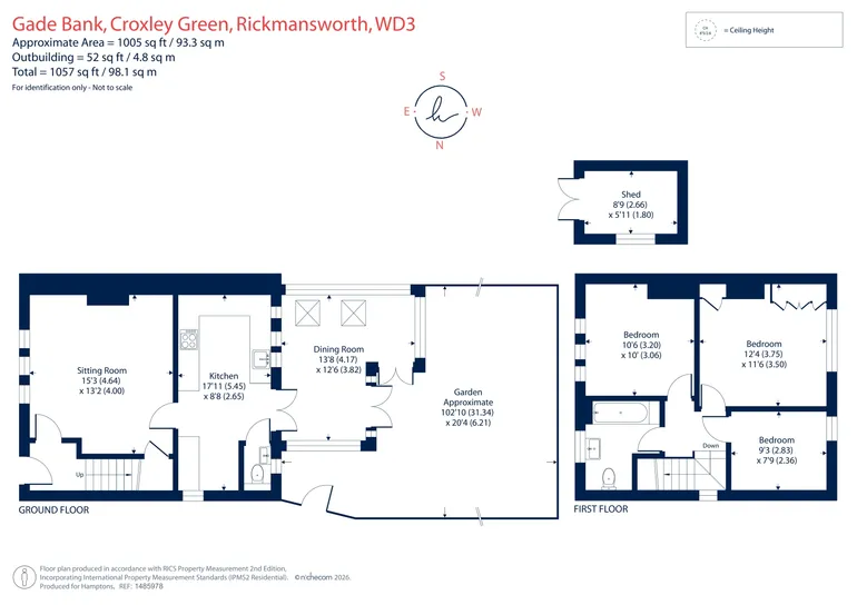 Floorplan 1 for Croxley Green, WD3