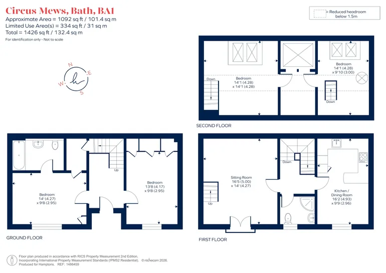 Floorplan 1 for Circus Mews Bath BA1