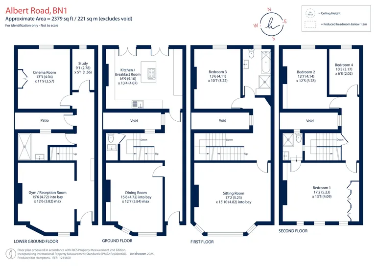 Floorplan 1 for Albert Road Brighton BN1
