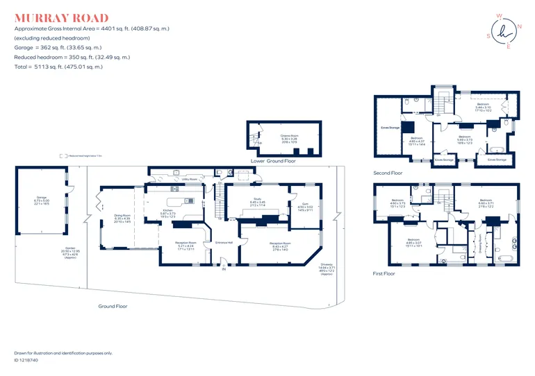 Floorplan 1 for Murray Road, London, SW19