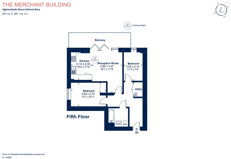 Floorplan 1 for Wharf Road London N1