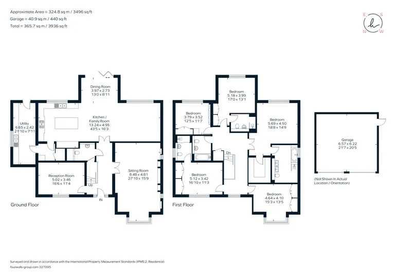 Floorplan 1 for 2 Coppice Vale Felbridge RH19