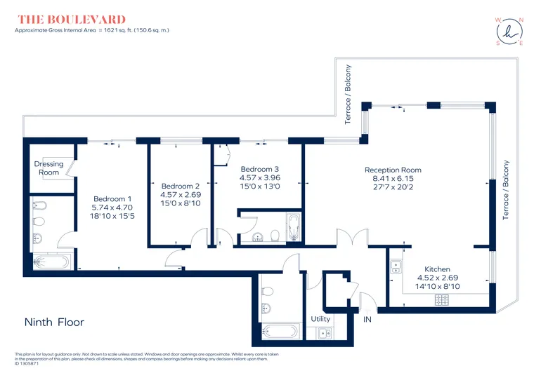 Floorplan 1 for The Boulevard, London, SW6