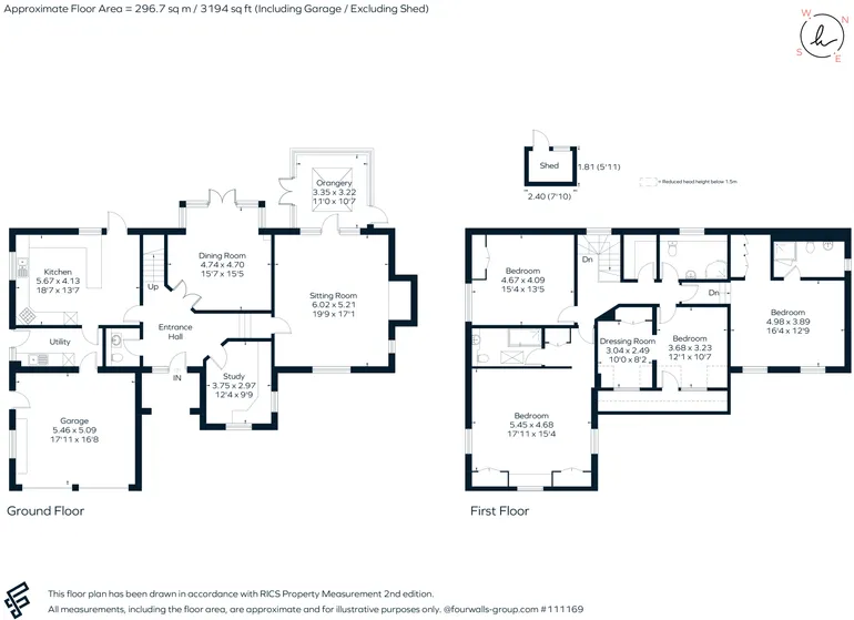 Floorplan 1 for Quineys Road, Shottery, CV37