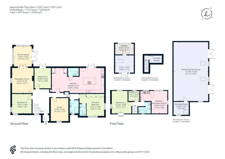 Floorplan 1 for Slines Oak Road, Caterham, CR3