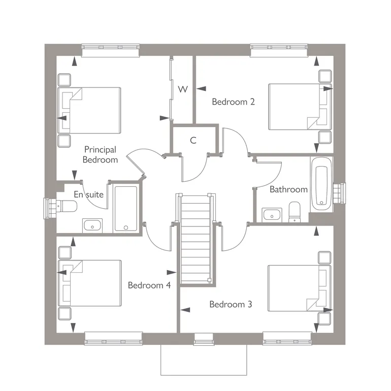 Floorplan 2 for The Standford Willow Fields, Cranleigh, GU6