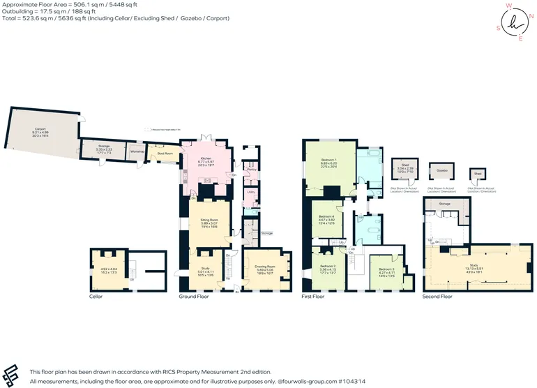 Floorplan 1 for South Street, Ditchling, BN6