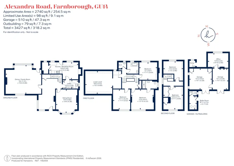 Floorplan 1 for Alexandra Road Farnborough GU14