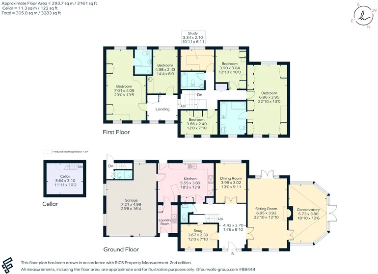 Floorplan 1 for Star Hill Drive, Churt, Farnham, GU10