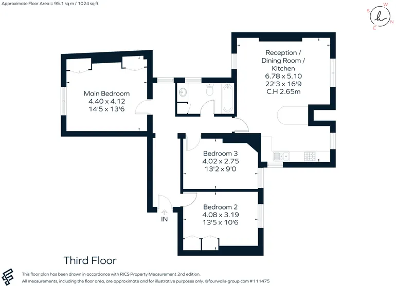 Floorplan 1 for St. Loo Avenue, London, SW3