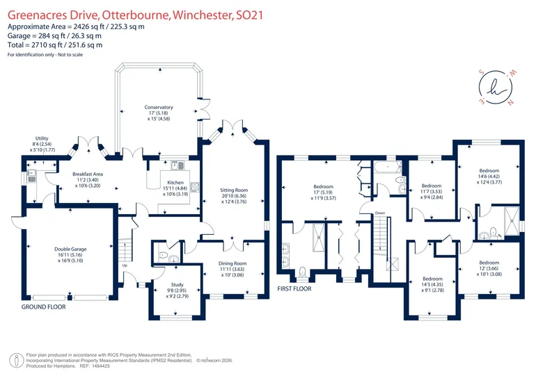 Floorplan 1 for Greenacres Drive, Winchester, SO21