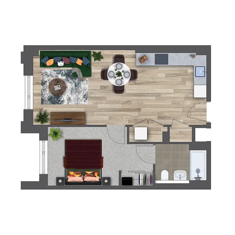 Floorplan 1 for Kooky Redhill,1 Marketfield Way Redhill RH1