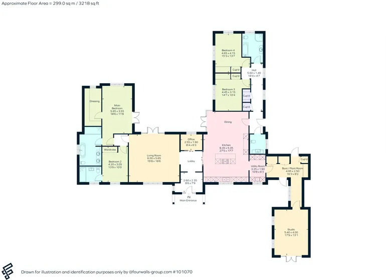 Floorplan 1 for Church Road, Windlesham, GU20
