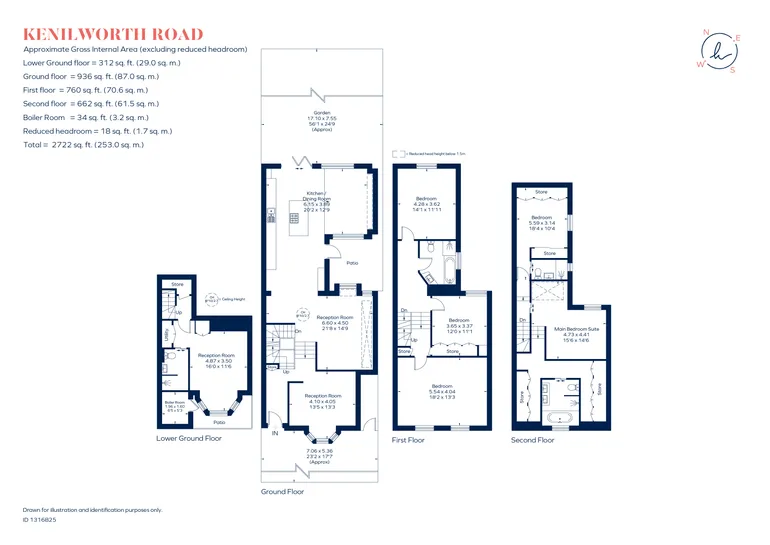 Floorplan 1 for Kenilworth Road, Ealing, W5