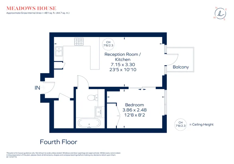 Floorplan 1 for Park Street, London, SW6