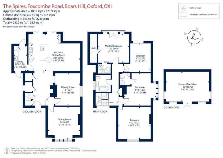 Floorplan 1 for Foxcombe Road, Oxford, OX1