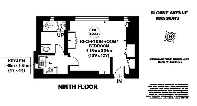 Floorplan 1 for Sloane Avenue Mansions London SW3