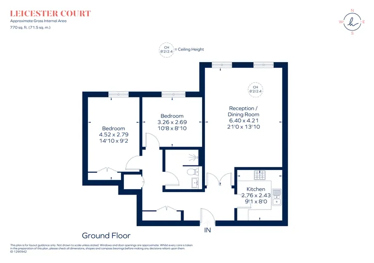 Floorplan 1 for Clevedon Road Richmond TW1
