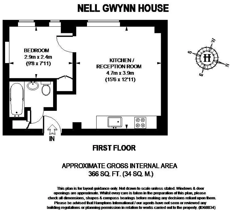 Floorplan 1 for Sloane Avenue Sloane Square SW3