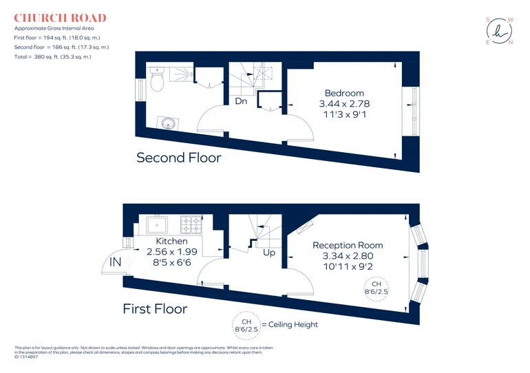 Floorplan 1 for Church Road London SW13
