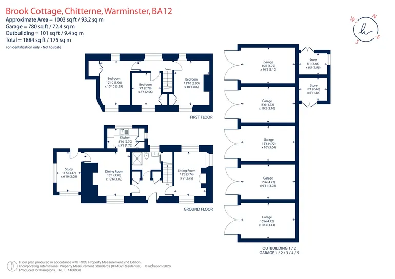 Floorplan 1 for Chitterne, Warminster, BA12