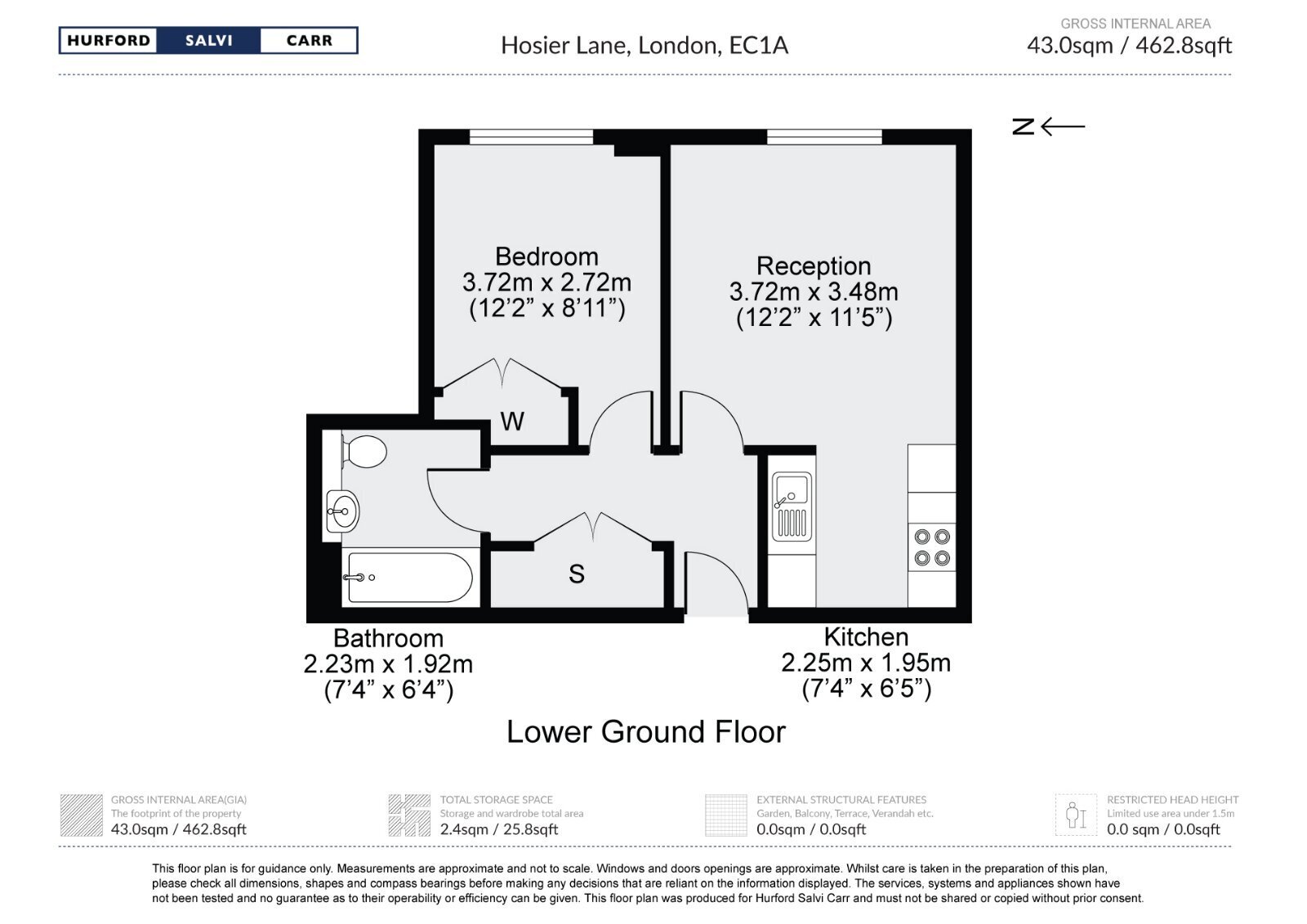 Hosier Lane, The City, London, EC1A floorplan