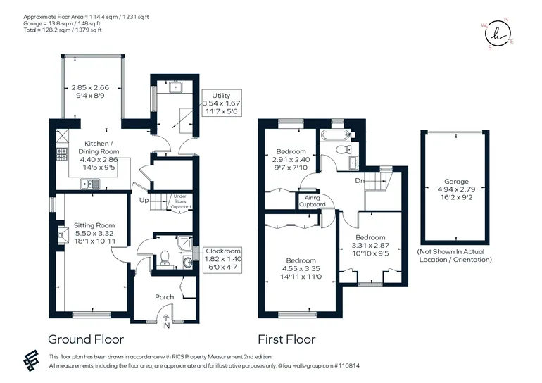 Floorplan 1 for Down Ampney, Cirencester, GL7
