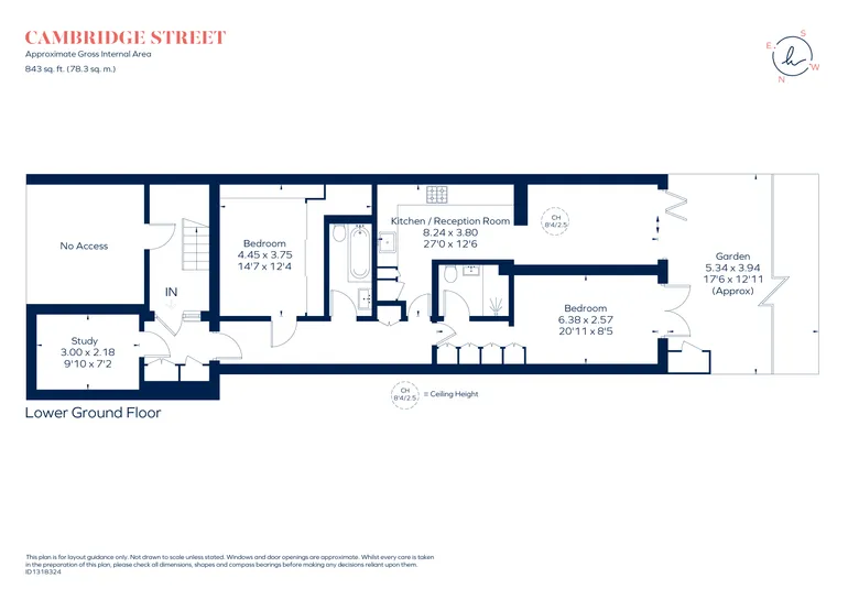 Floorplan 1 for Cambridge Street Pimlico SW1V