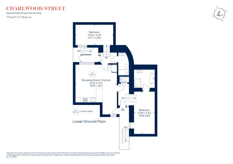 Floorplan 1 for Charlwood Street London SW1V