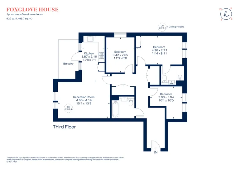 Floorplan 1 for 20 Springfield Drive London SW17