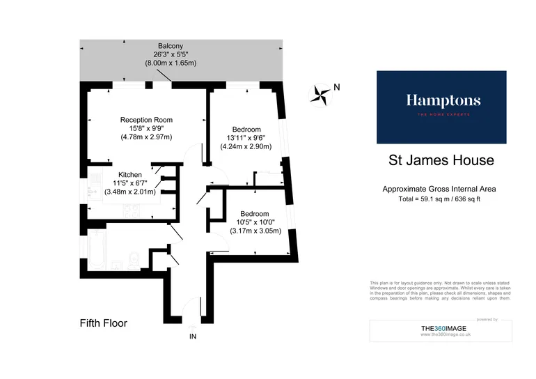 Floorplan 1 for Blackheath Hill London SE10