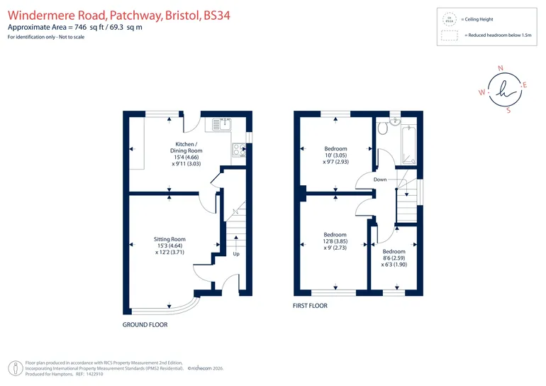 Floorplan 1 for Windermere Road Bristol BS34