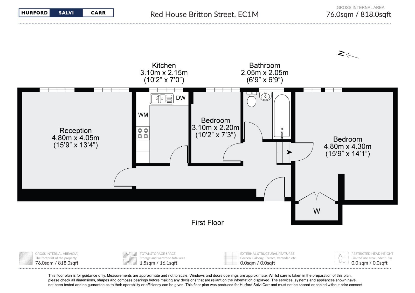 Britton Street, Clerkenwell, London, EC1M floorplan
