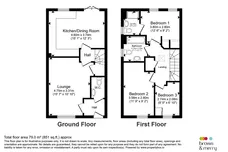 Sutton Grove, Broughton, Aylesbury floorplan 1 out of 2