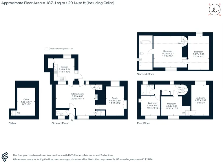 Floorplan 1 for St. Marys Street, Painswick, Stroud, GL6