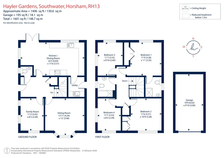 Floorplan 1 for Hayler Gardens, Southwater, RH13