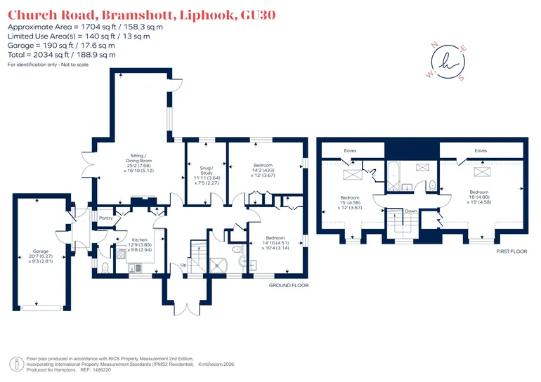 Floorplan 1 for Church Road, Bramshott, GU30