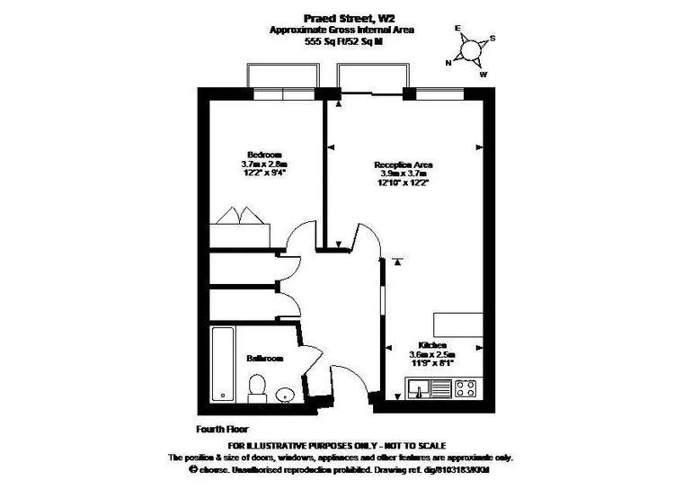 Floorplan 1 for Praed Street Paddington W2