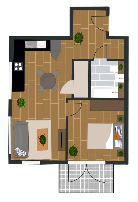 Floorplan 1 for Enclave: Birmingham City, 149 Hurst St Birmingham B5